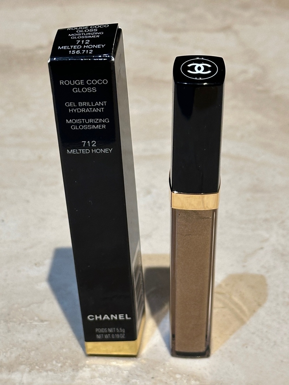 CHANEL ROUGE COCO GLOSS - 712 Melted Honey